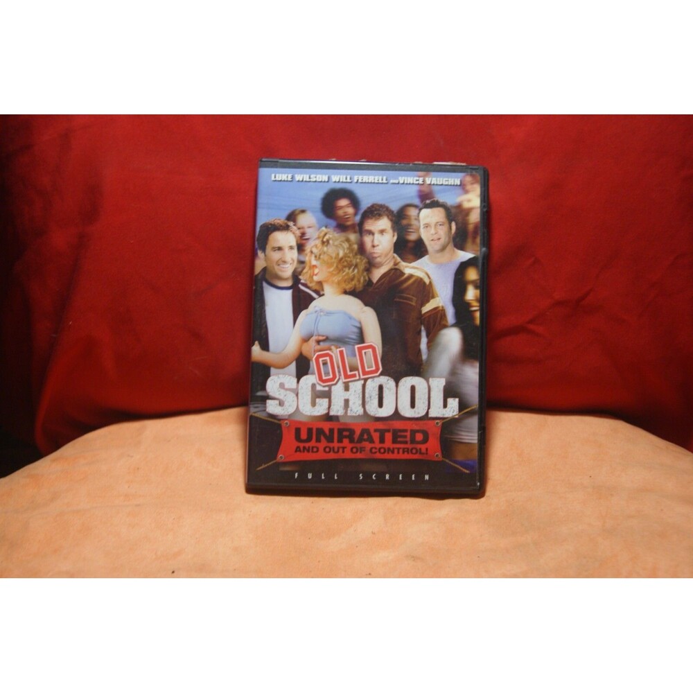 Old School (DVD, 2003, Wscreen Unrated Version) Luke Wilson Will Ferrell Comedy